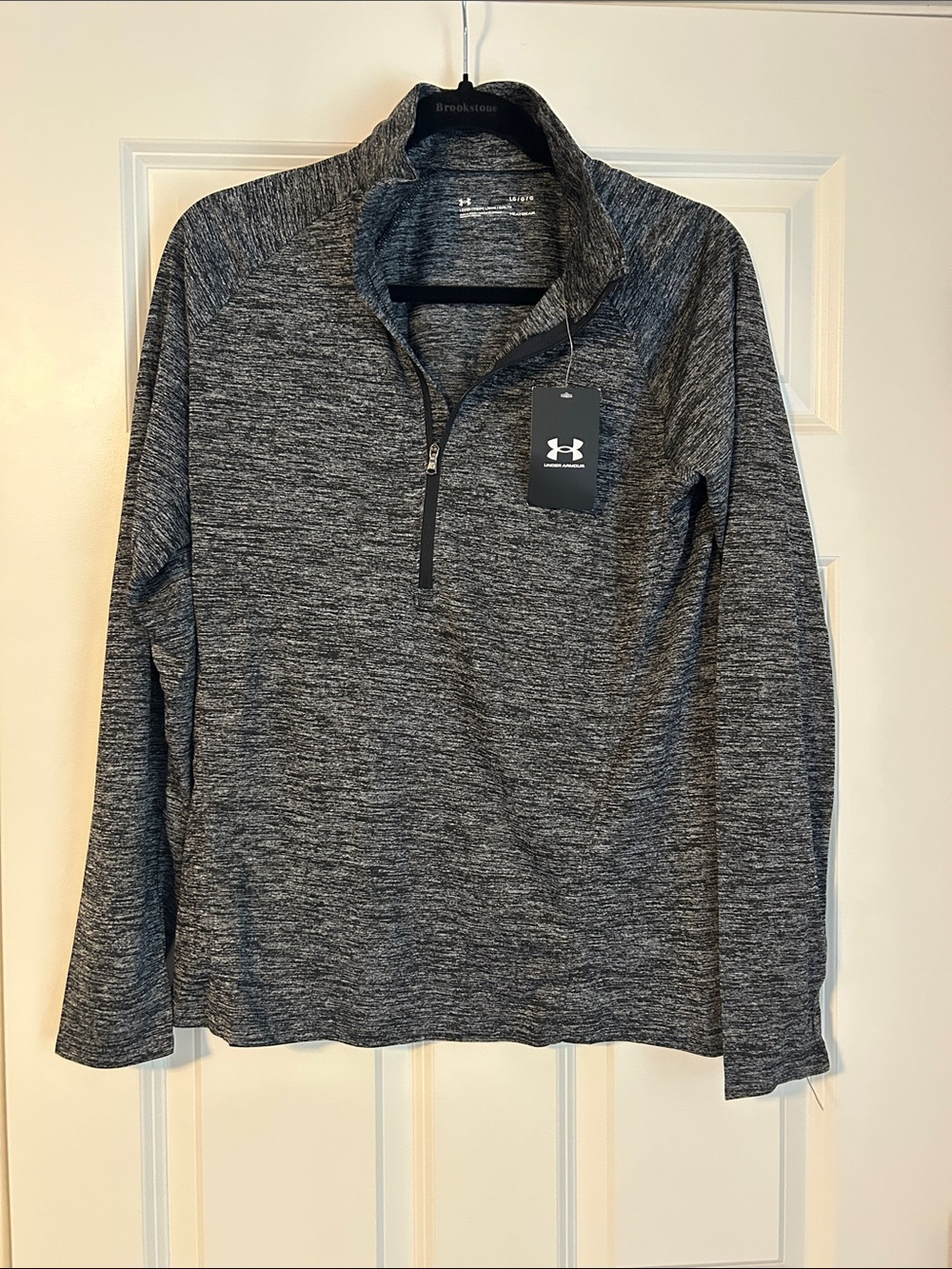 Under Armour Women's Gray Heather 1/4 Zip Pullover
